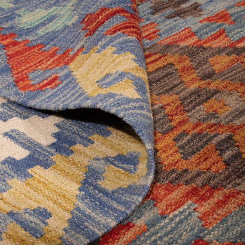 Kelim tapijt - Splash - 244 x 205 cm - veelkleurig