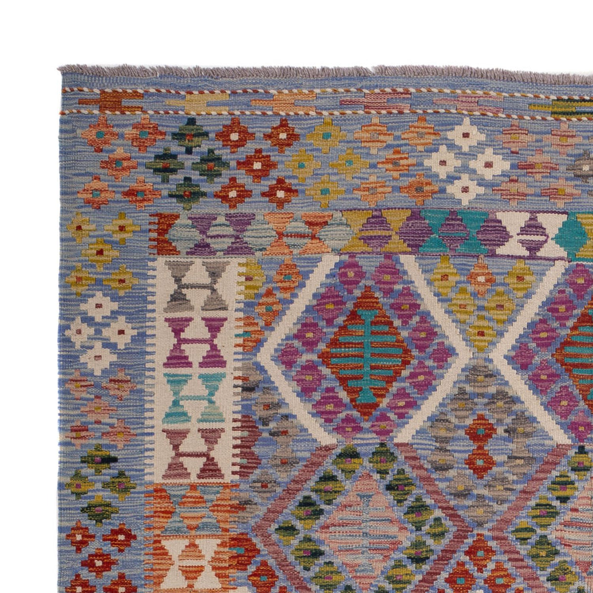 Kelim tapijt - Splash - 250 x 191 cm - veelkleurig