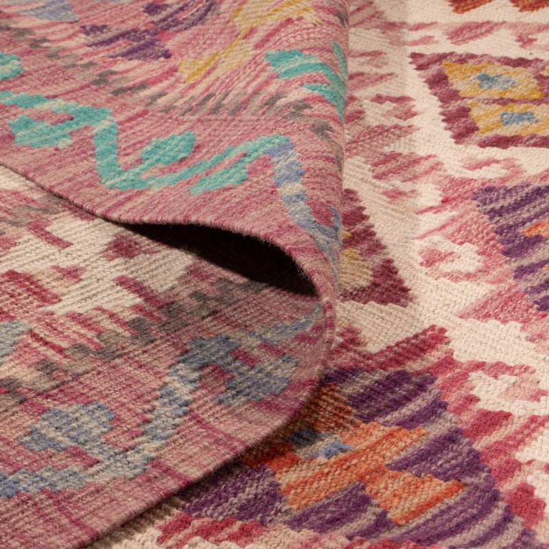 Kelim tapijt - Splash - 308 x 215 cm - veelkleurig