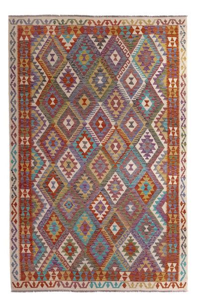 Kilim Maimana Tapijt 200x299cm - Wollen tapijt