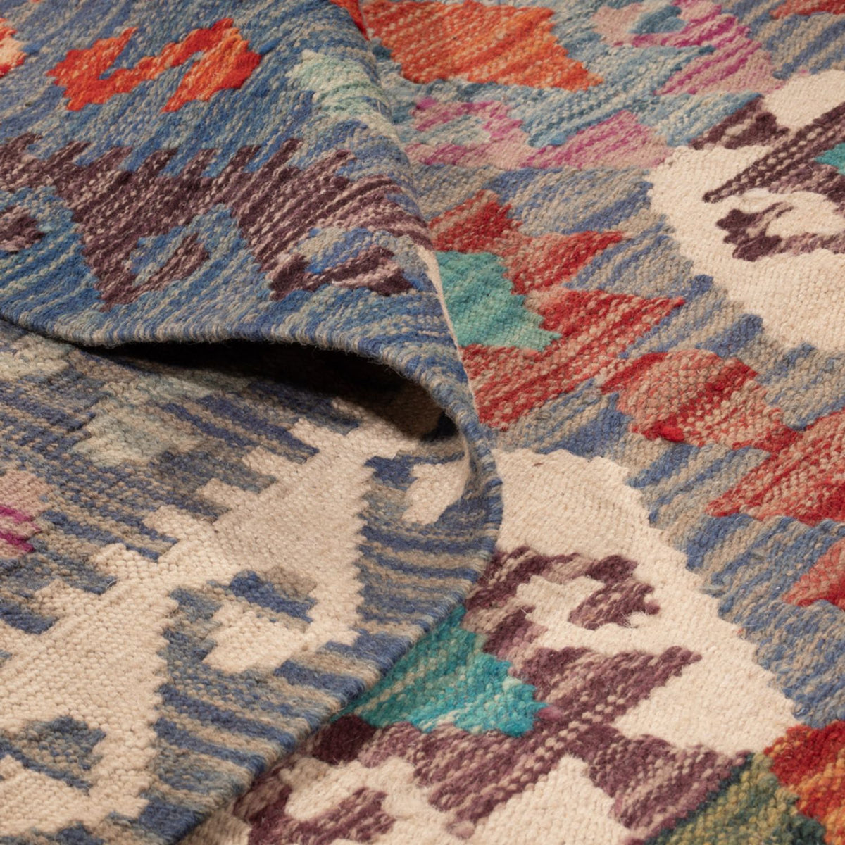 Kelim tapijt - Splash - 301 x 201 cm - veelkleurig