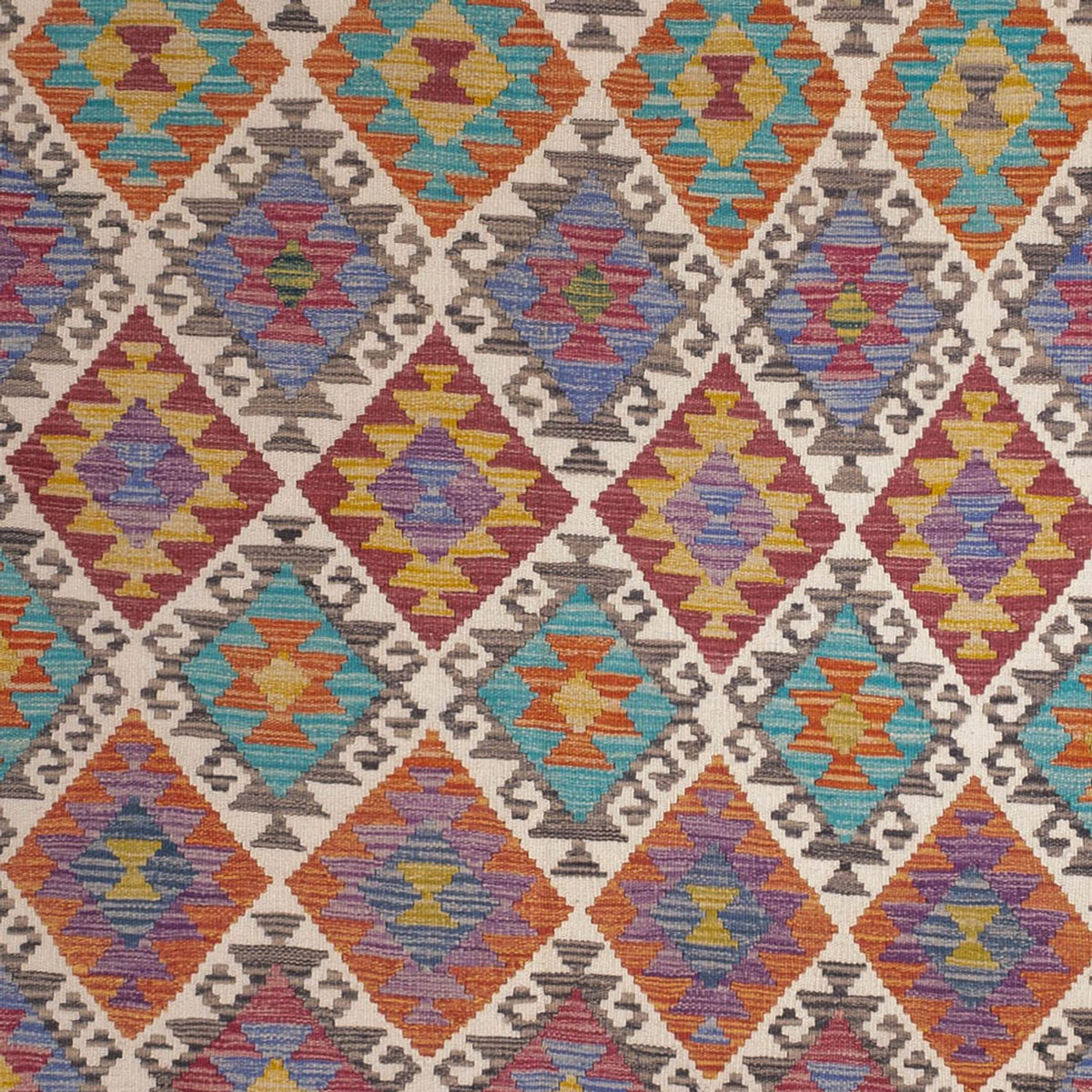 Kelim tapijt - Splash - 305 x 196 cm - veelkleurig