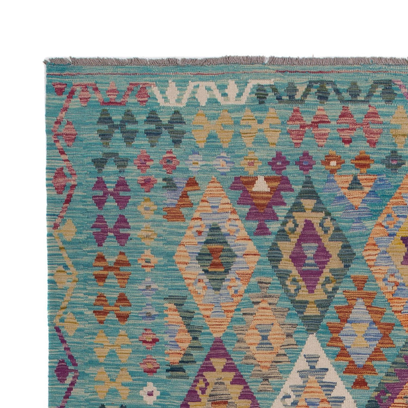 Kelim tapijt - Splash - 297 x 204 cm - veelkleurig