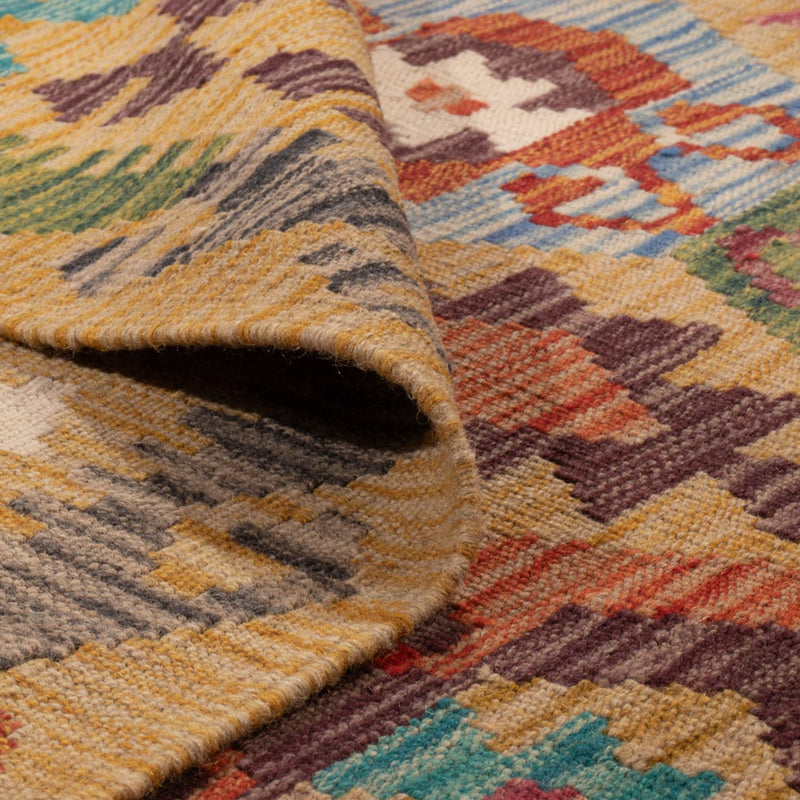 Kelim tapijt - Splash - 306 x 208 cm - veelkleurig