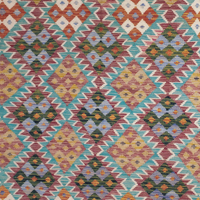 Kelim tapijt - Splash - 285 x 195 cm - veelkleurig