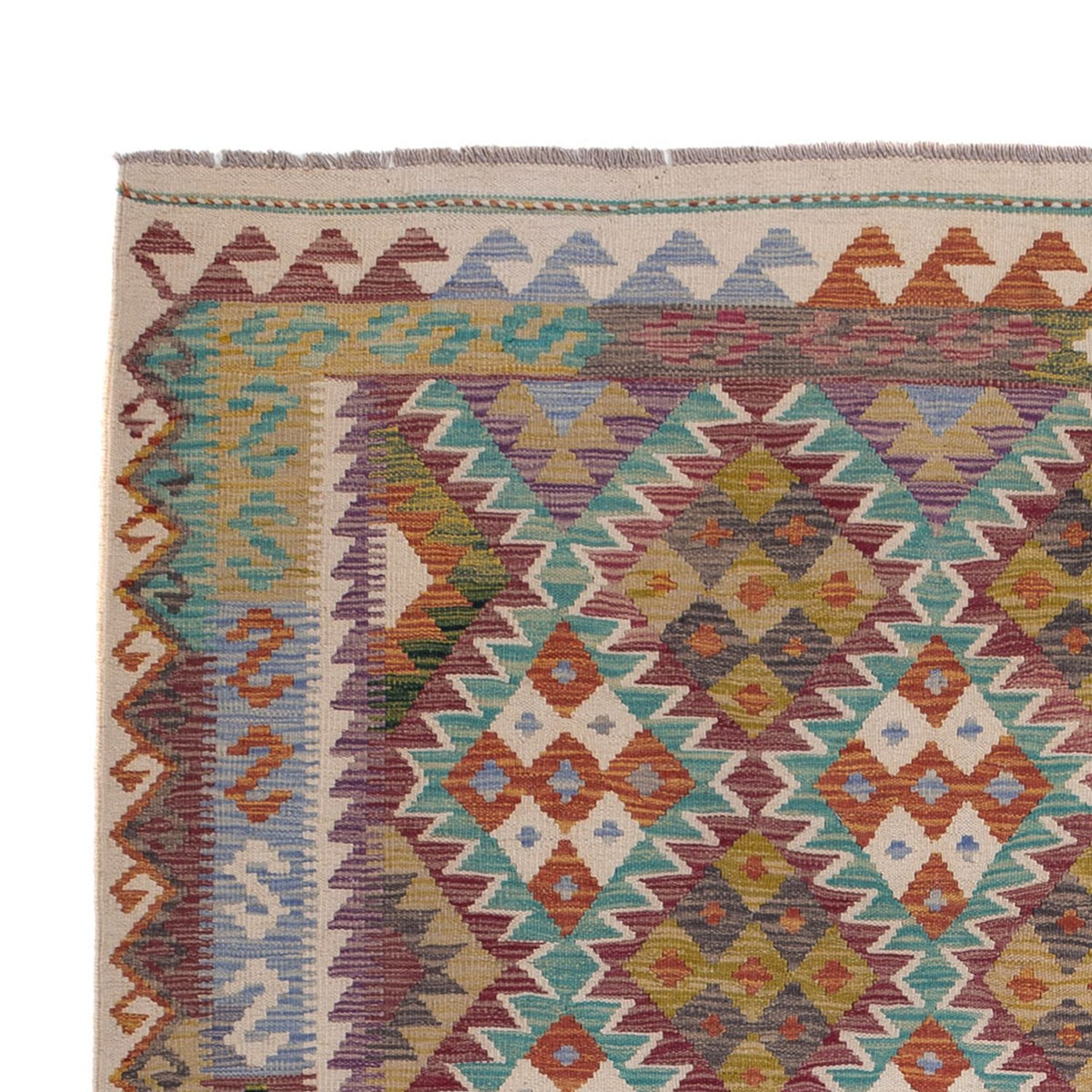 Kelim tapijt - Splash - 285 x 195 cm - veelkleurig