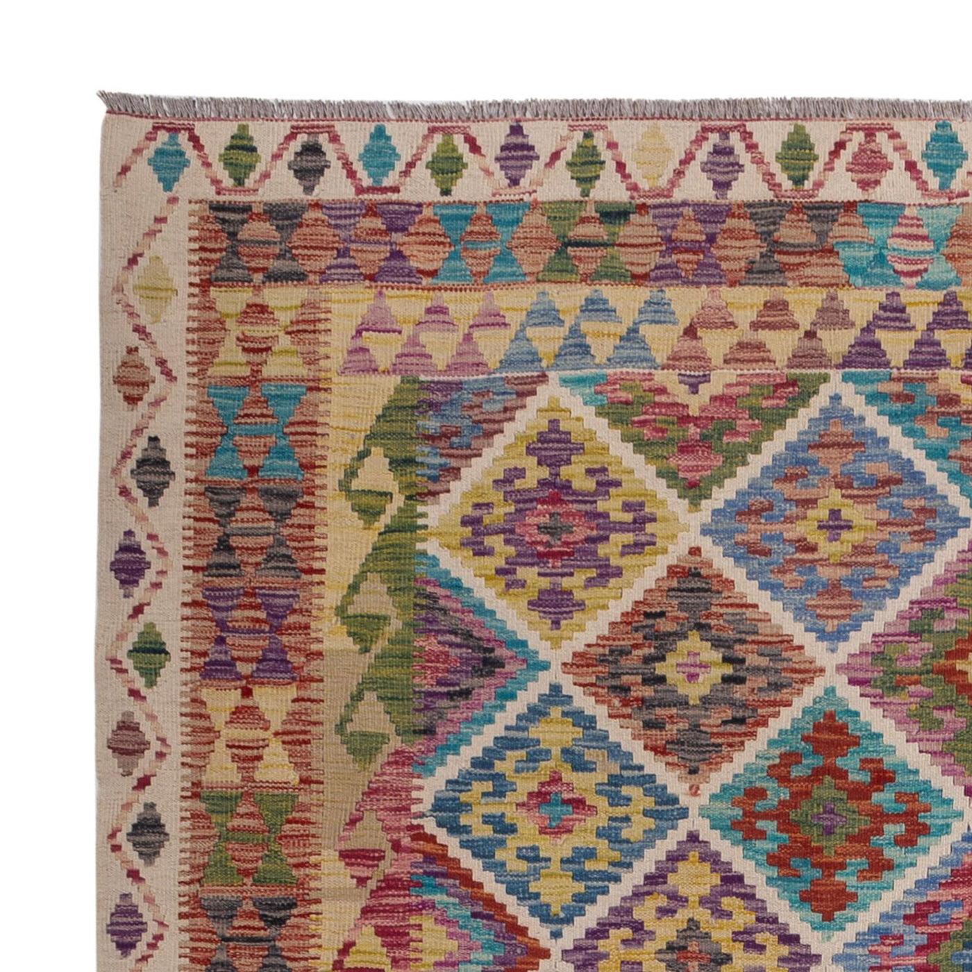 Kilim Maimana Tapijt 285x206cm - Wollen tapijt