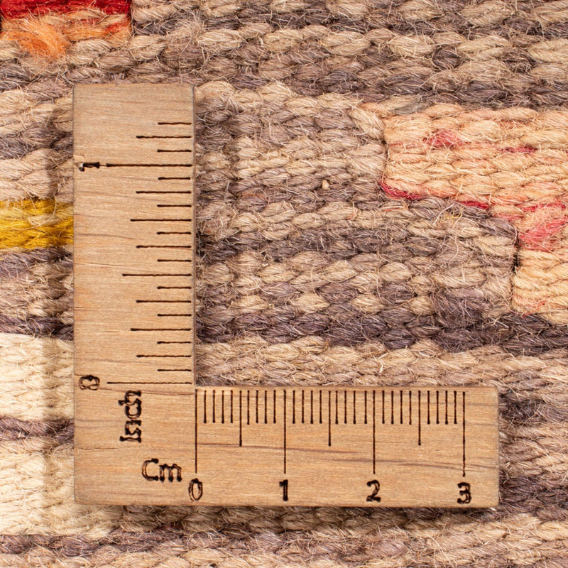 Loper Kelim tapijt - Splash - 192 x 101 cm - veelkleurig