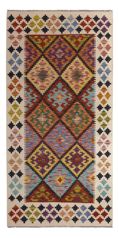 Kilim Maimana Tapijt 101x199cm - Wollen tapijt
