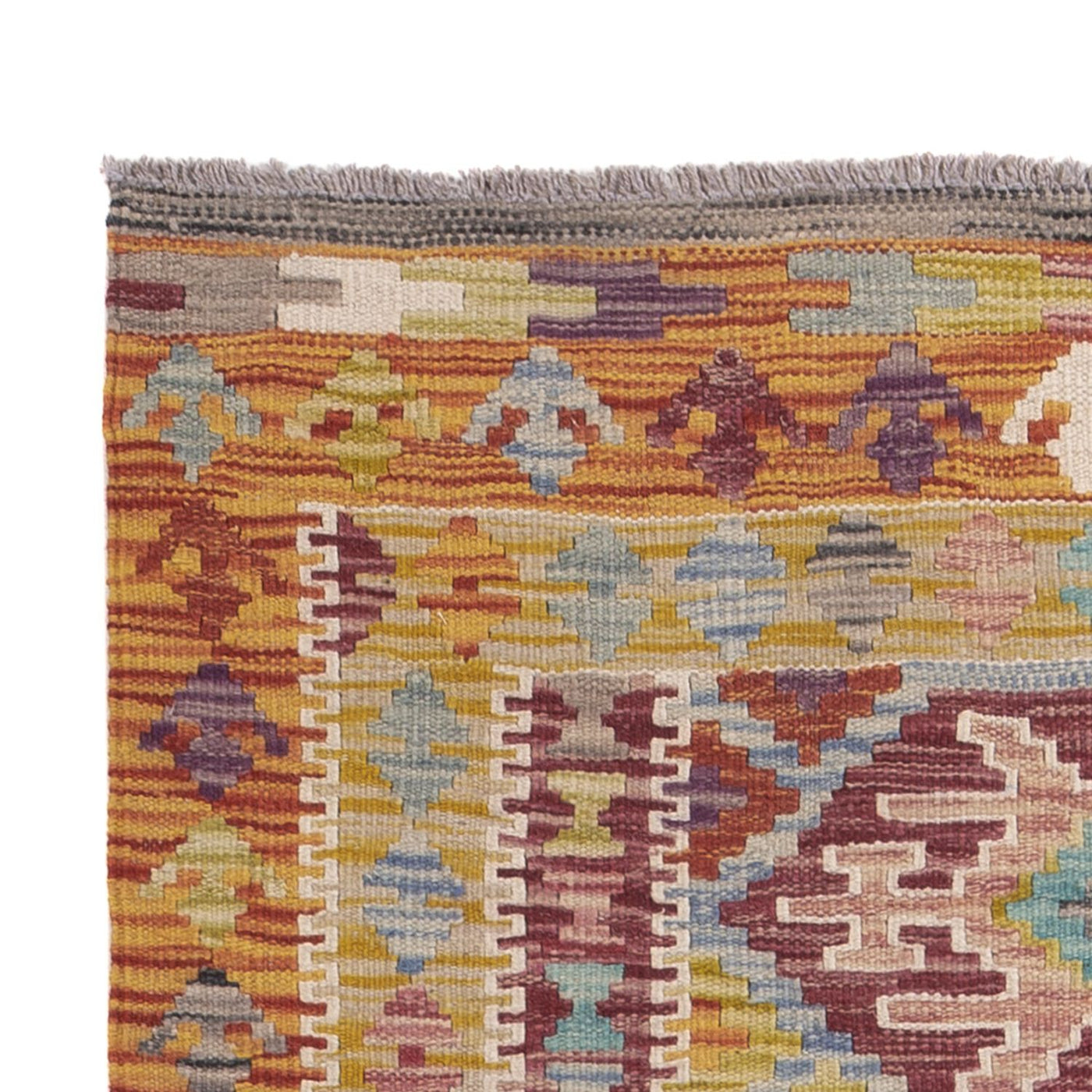 Kilim Maimana Tapijt 201x94cm - Wollen tapijt