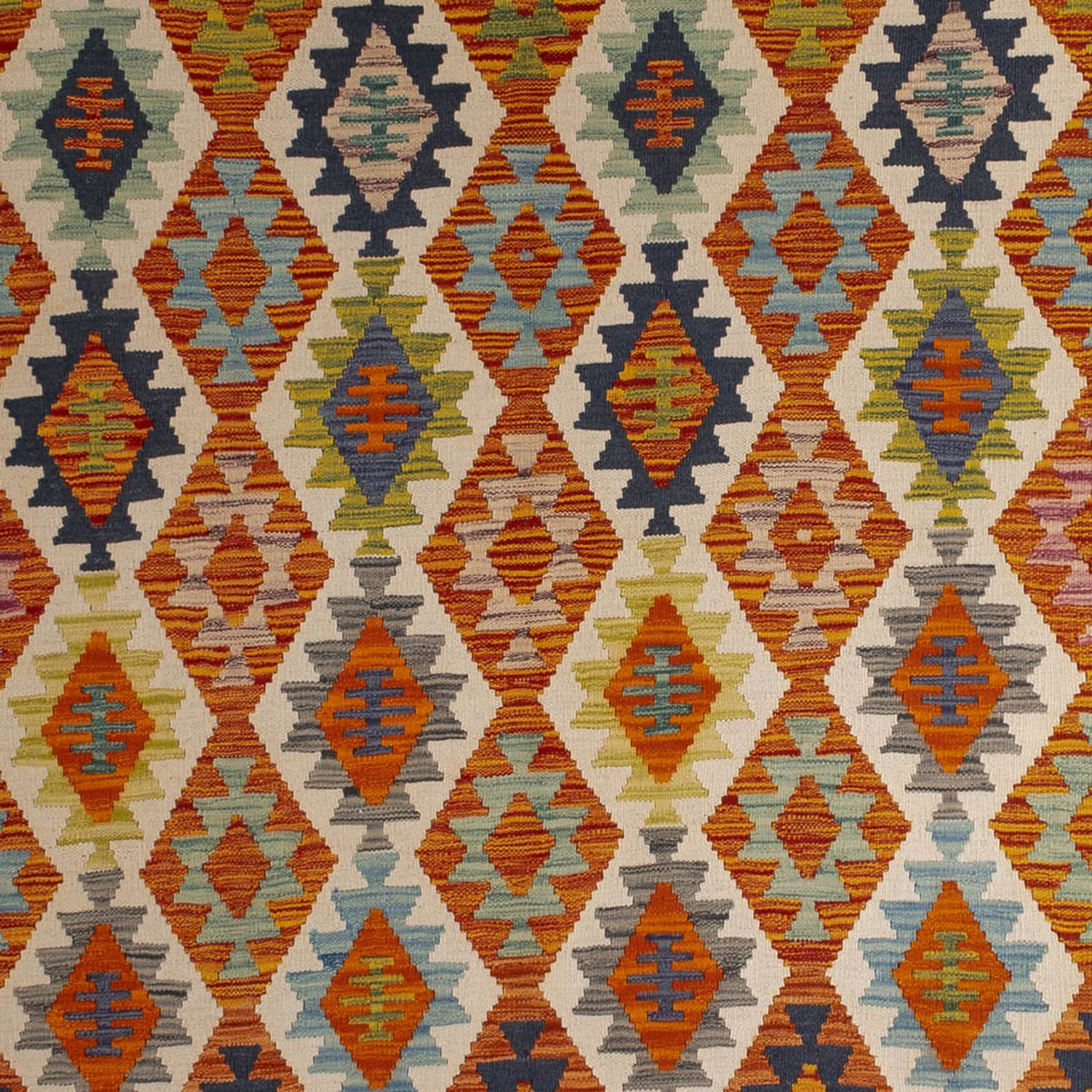 Kelim tapijt - Splash - 298 x 210 cm - veelkleurig