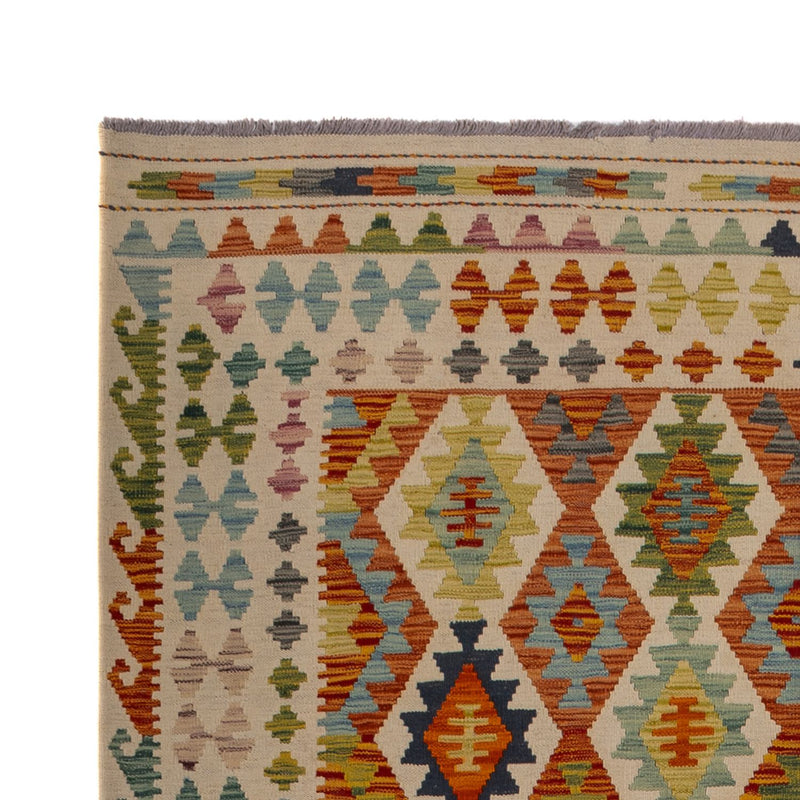 Kelim tapijt - Splash - 298 x 210 cm - veelkleurig
