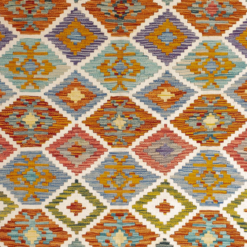 Kelim tapijt - Splash - 238 x 178 cm - veelkleurig