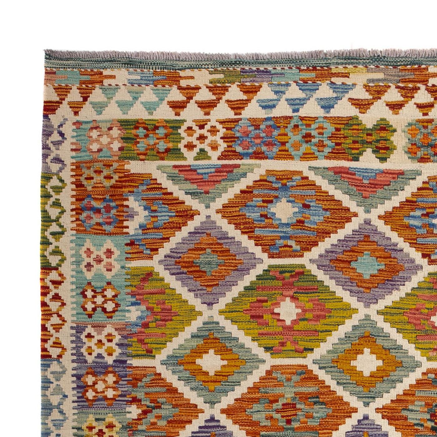 Kilim Maimana Tapijt 238x178cm - Wollen tapijt
