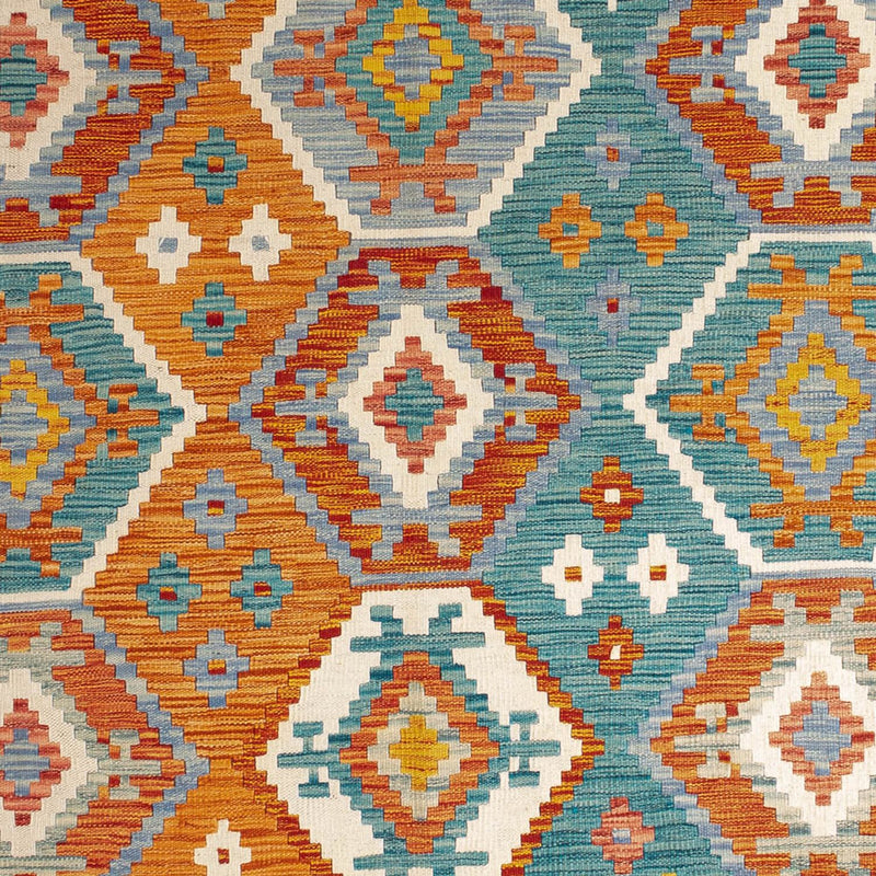 Kelim tapijt - Splash - 248 x 178 cm - veelkleurig