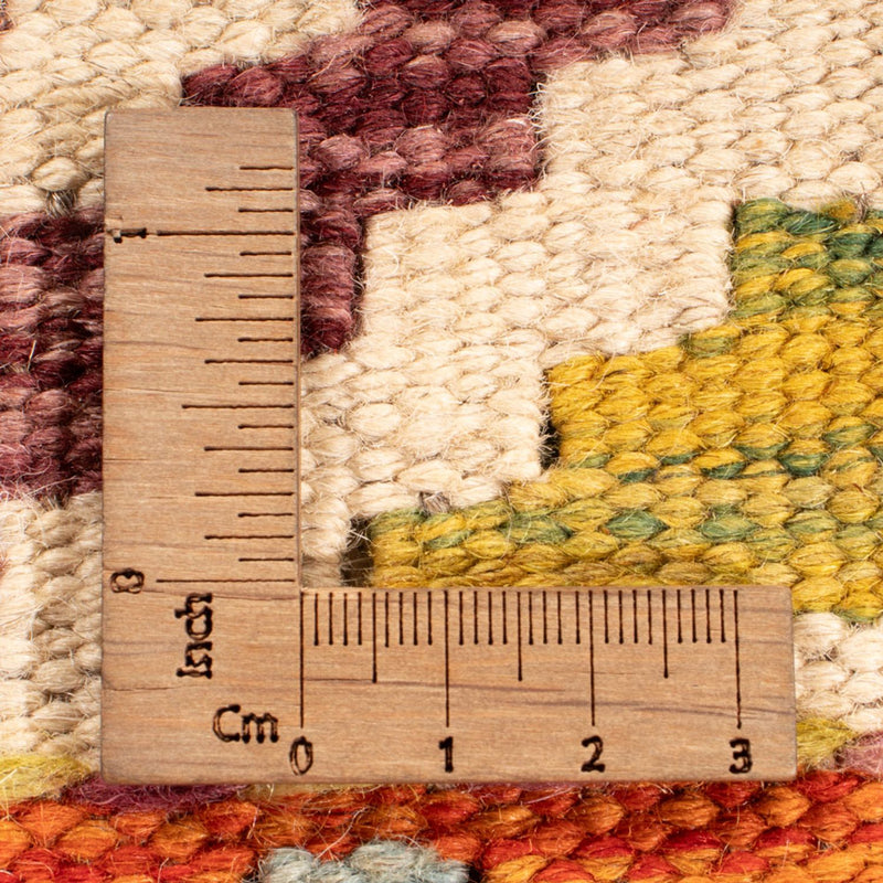 Kelim tapijt - Splash - 198 x 152 cm - veelkleurig