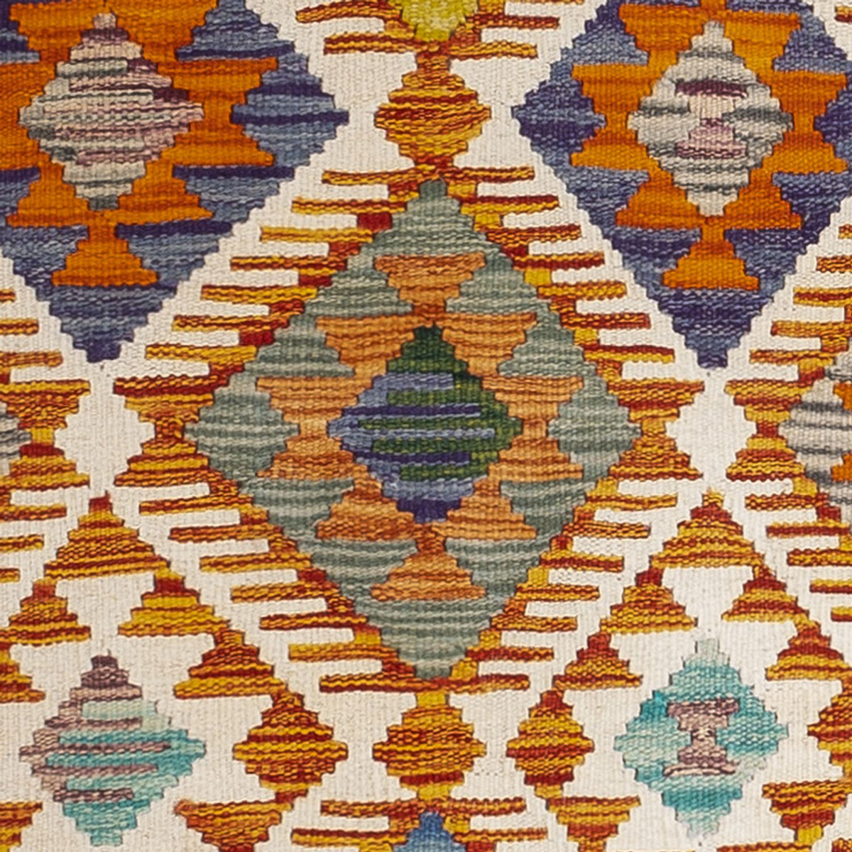 Loper Kelim tapijt - Splash - 234 x 80 cm - veelkleurig