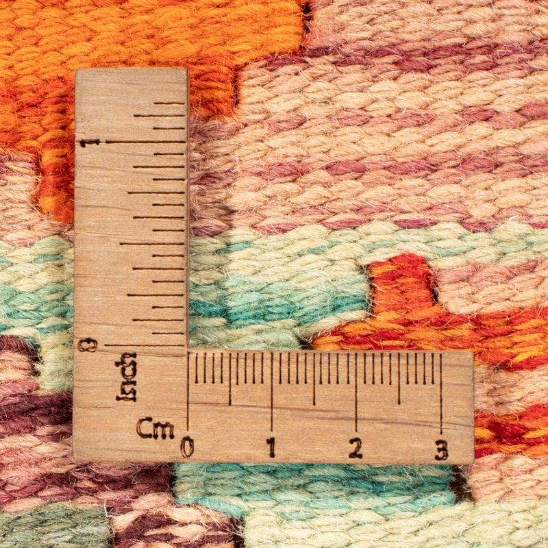 Loper Kelim tapijt - Splash - 233 x 87 cm - veelkleurig