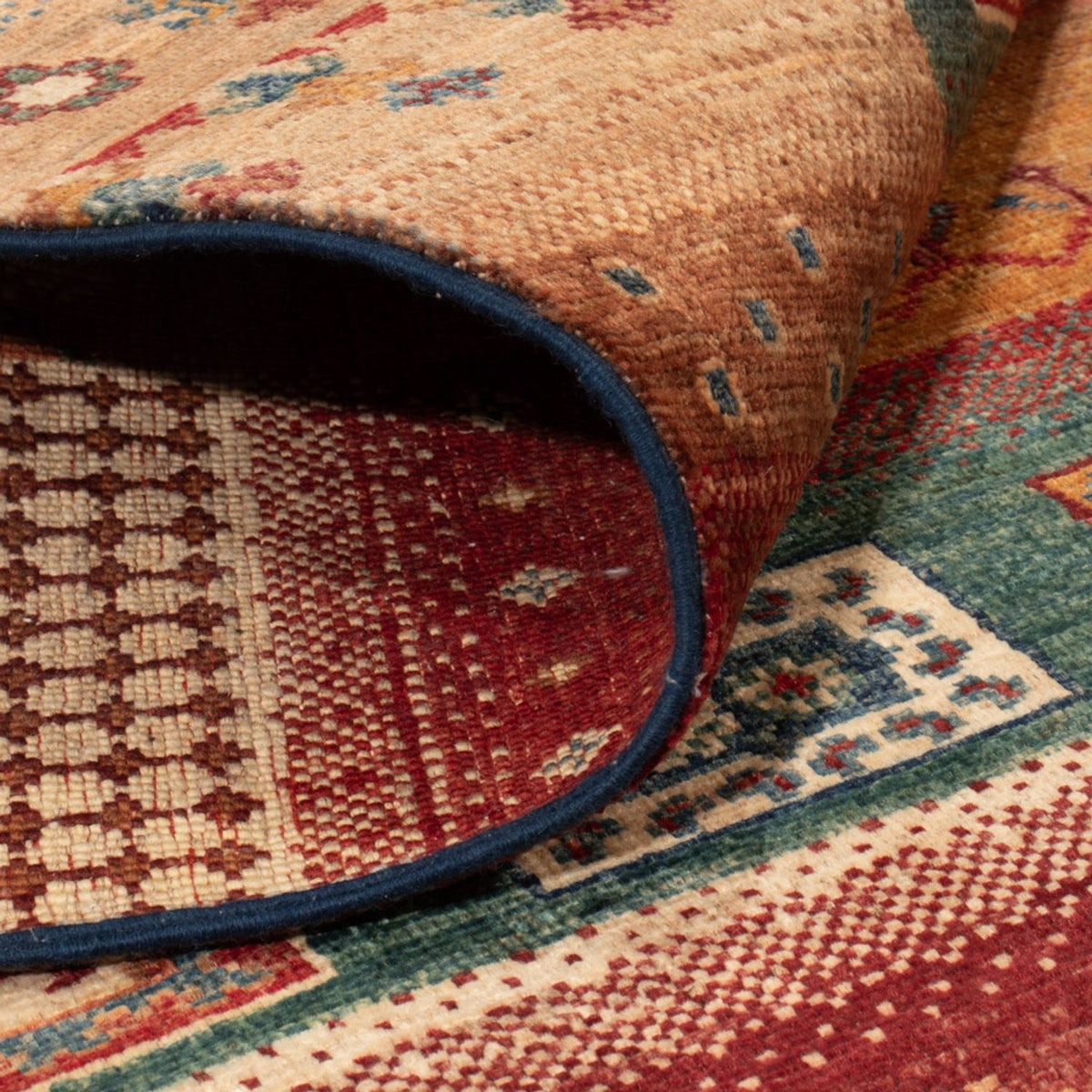 Gabbeh Tapijt - Loribaft Perzisch - 183 x 131 cm - veelkleurig