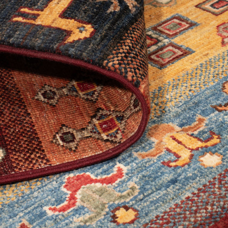 Gabbeh Tapijt - Loribaft Perzisch - 148 x 105 cm - veelkleurig