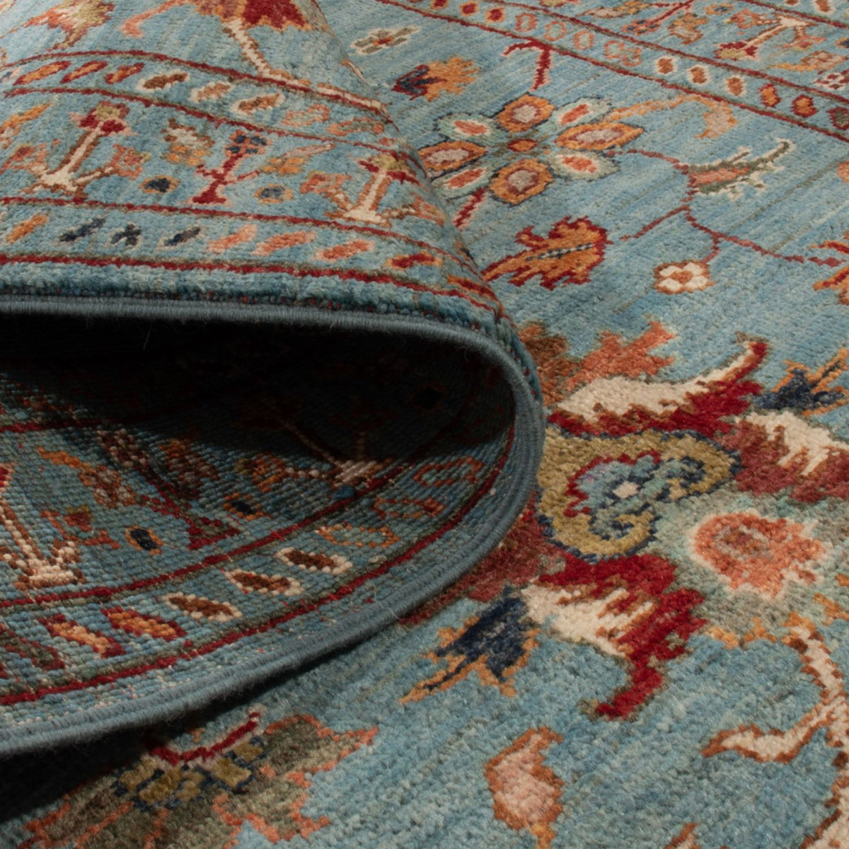 Loper Ziegler Tapijt - Ariana - 235 x 85 cm - blauw