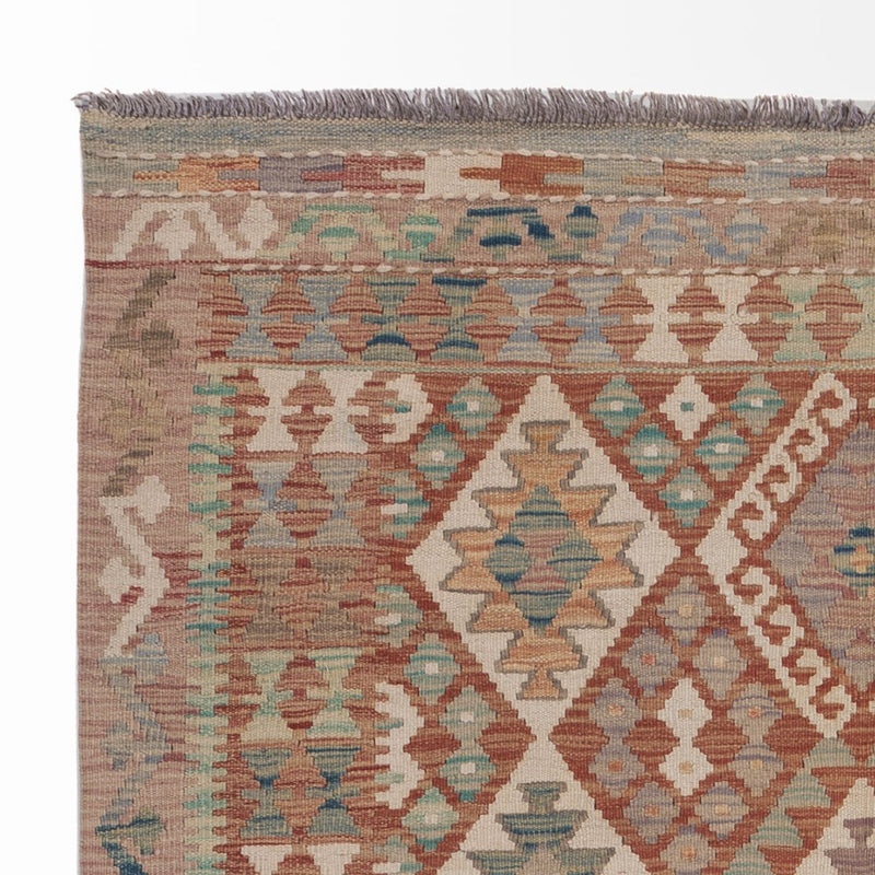 Kelim tapijt - Splash - 193 x 137 cm - veelkleurig