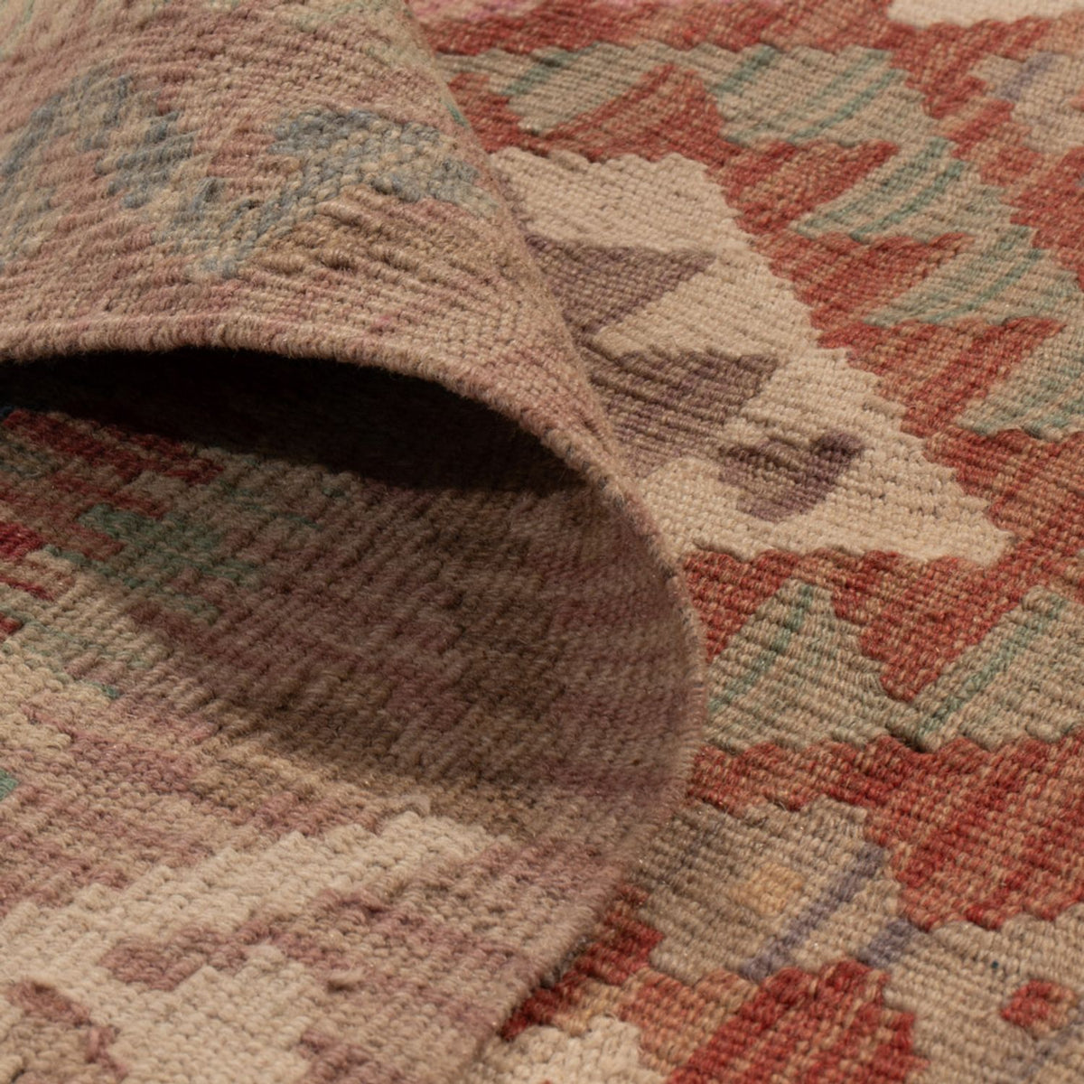 Kelim tapijt - Splash - 193 x 137 cm - veelkleurig