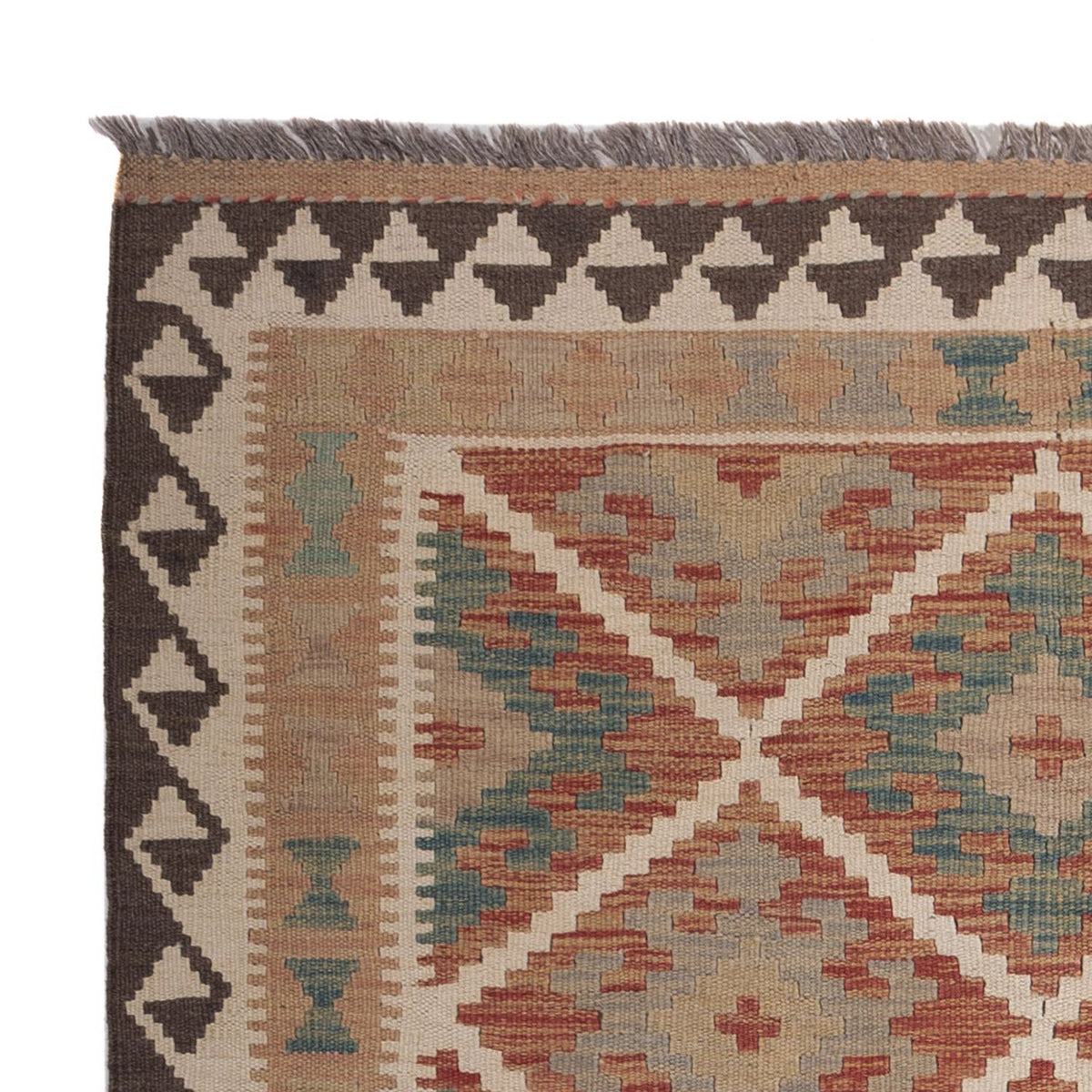 Kelim tapijt - Splash - 179 x 124 cm - veelkleurig