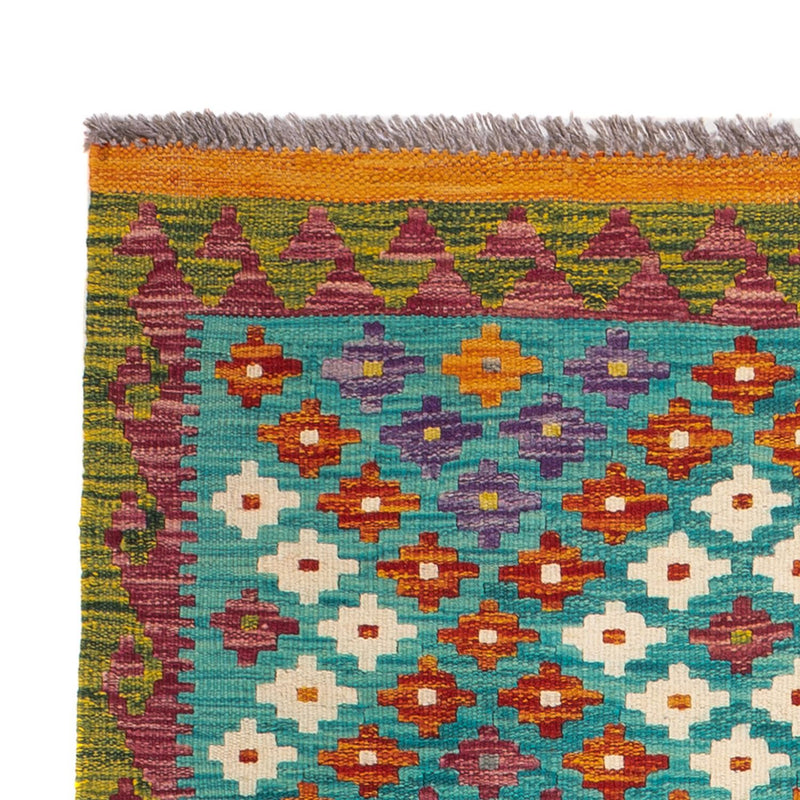 Kelim tapijt - Splash - 131 x 92 cm - veelkleurig