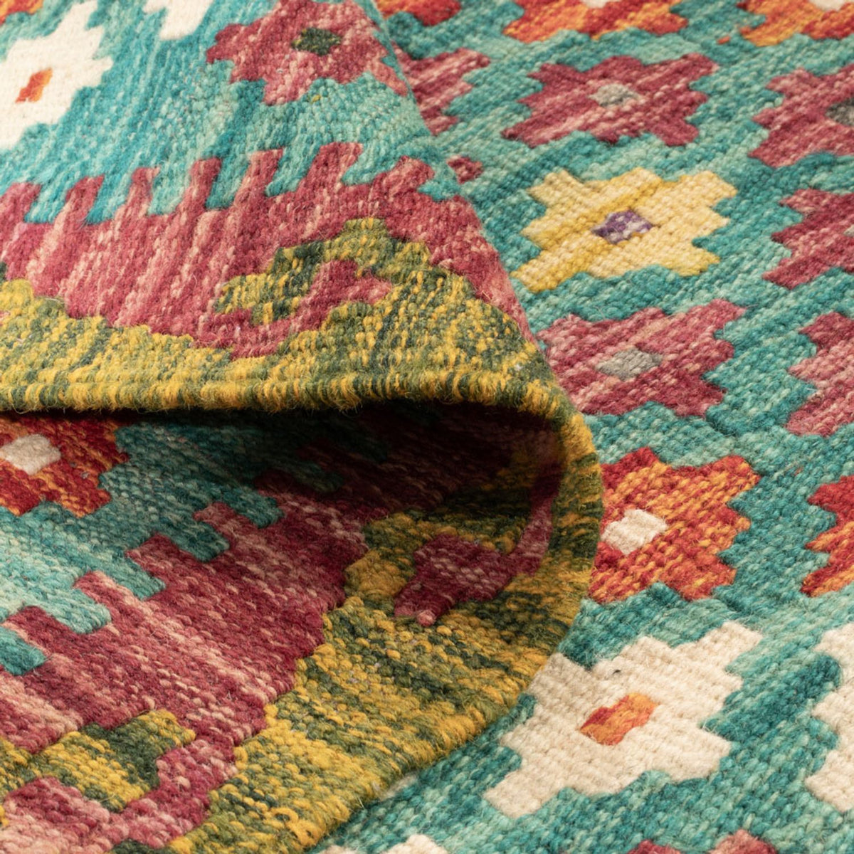 Kelim tapijt - Splash - 131 x 92 cm - veelkleurig