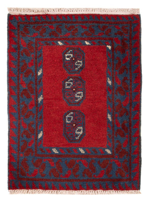 Afghaans tapijt - Filpa - 66 x 49 cm - rood