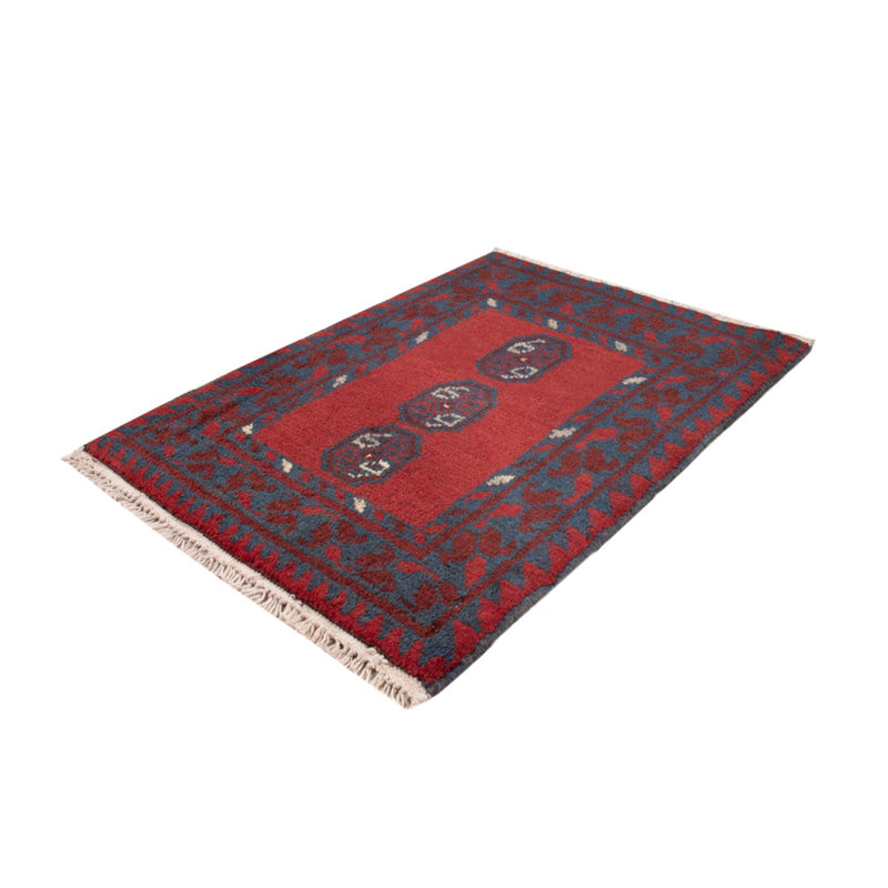 Afghaans tapijt - Filpa - 66 x 49 cm - rood
