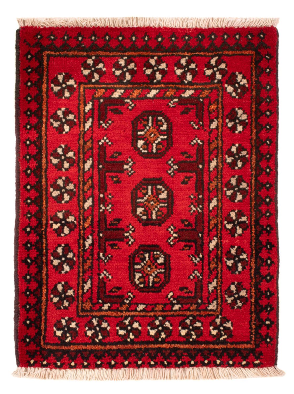 Afghaans tapijt - Filpa - 65 x 51 cm - rood