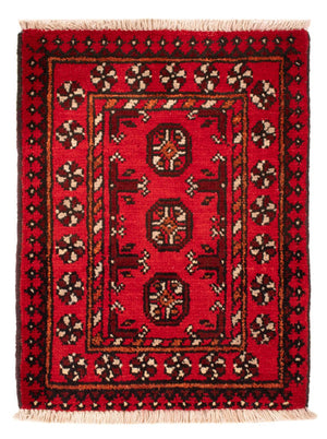 Afghaans tapijt - Filpa - 65 x 51 cm - rood