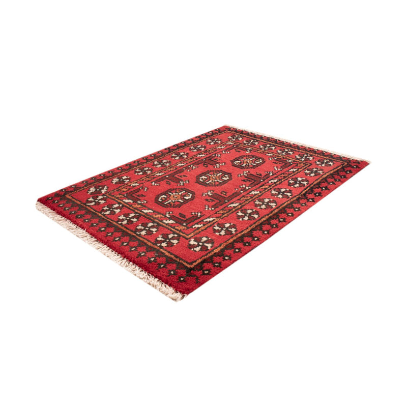 Afghaans tapijt - Filpa - 65 x 51 cm - rood