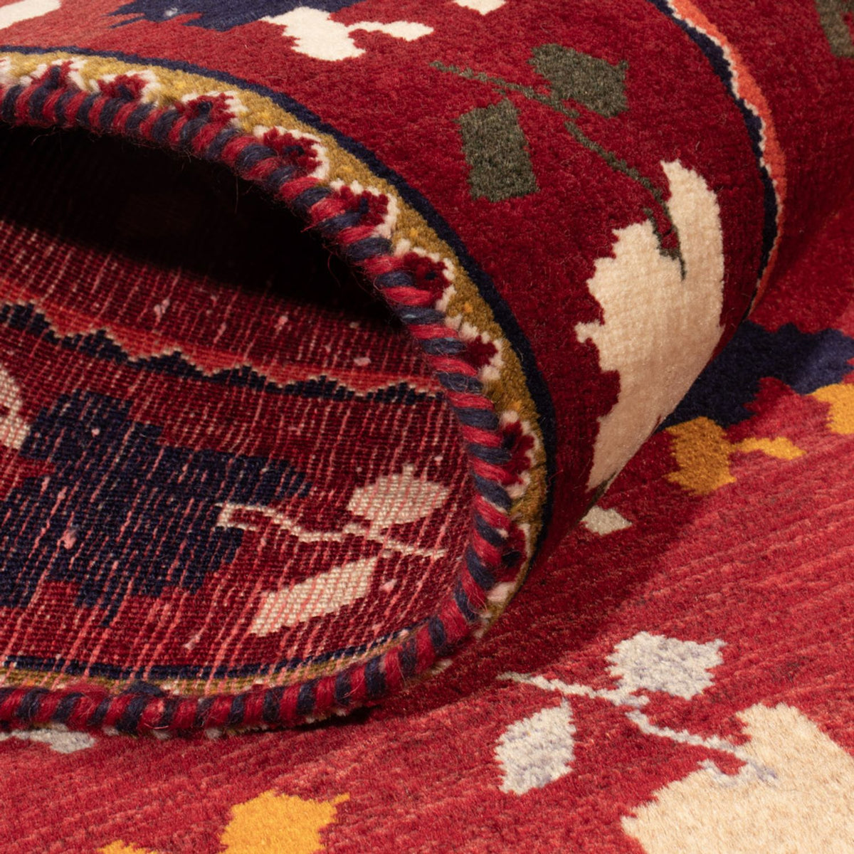 Loper Perzisch Tapijt - Nomadisch - 190 x 83 cm - donkerrood