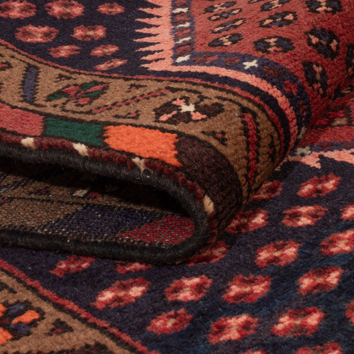 Perzisch Tapijt - Nomadisch - 153 x 74 cm - donkerrood