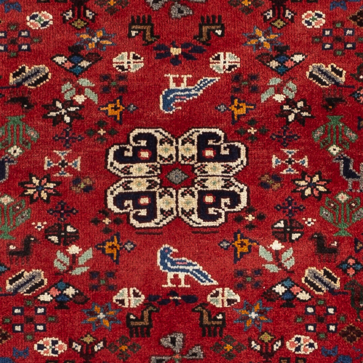 Perzisch Tapijt - Nomadisch - 109 x 73 cm - donkerrood