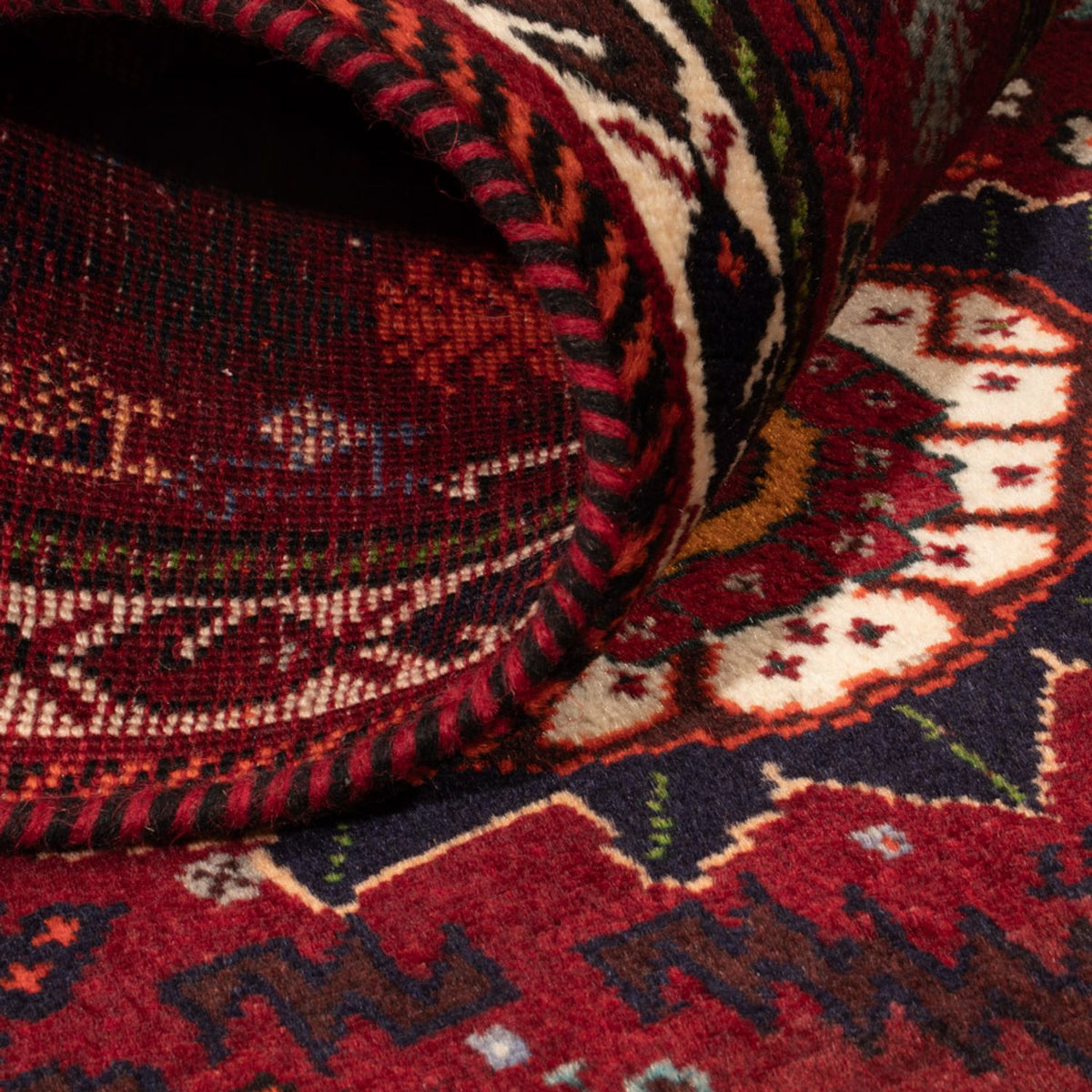 Perzisch Tapijt - Nomadisch - 143 x 77 cm - donkerrood