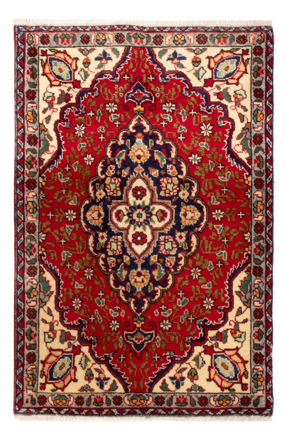 Perzisch tapijt - Tabriz - 86 x 58 cm - rood