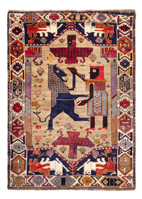 Perzisch Tapijt - Nomadisch - 157 x 113 cm - veelkleurig