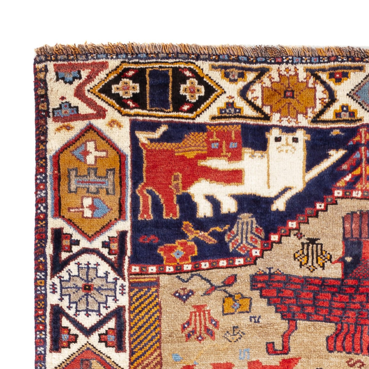 Perzisch Tapijt - Nomadisch - 157 x 113 cm - veelkleurig