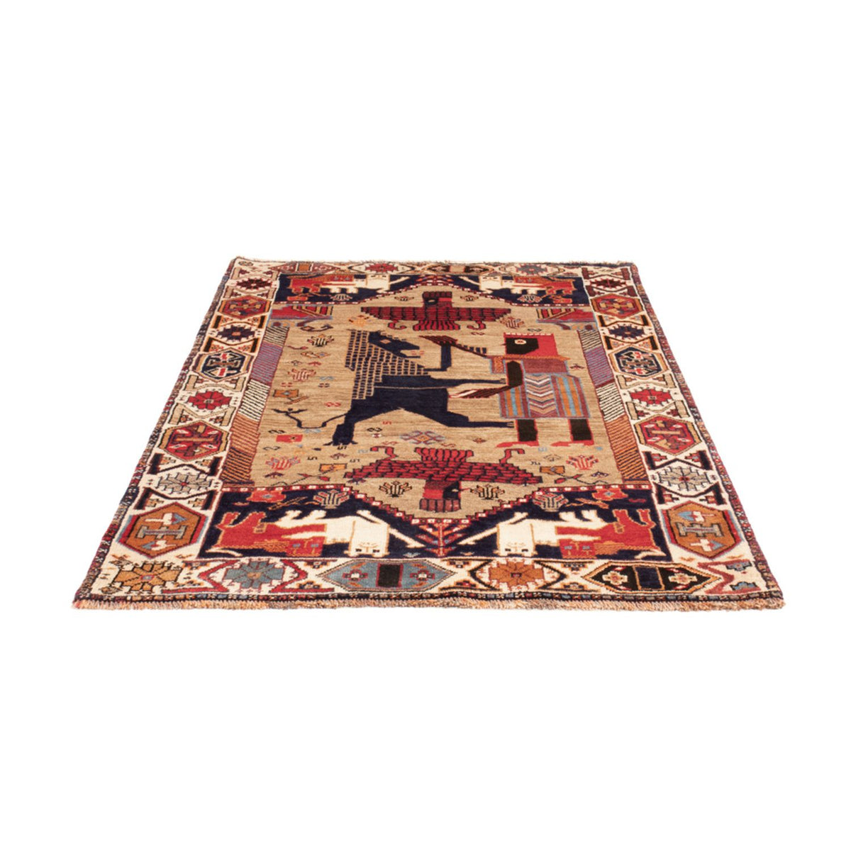 Perzisch Tapijt - Nomadisch - 157 x 113 cm - veelkleurig