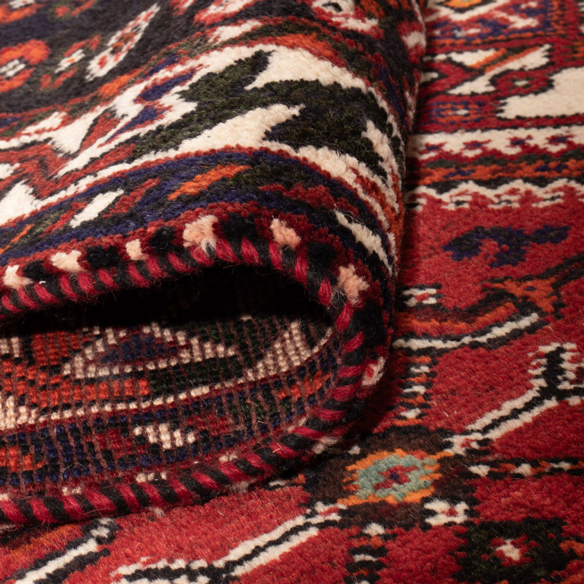 Perzisch Tapijt - Nomadisch - 252 x 155 cm - donkerrood