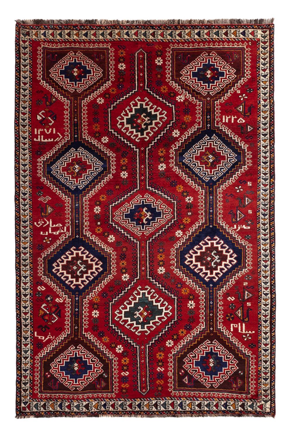 Perzisch Tapijt - Nomadisch - 249 x 170 cm - rood