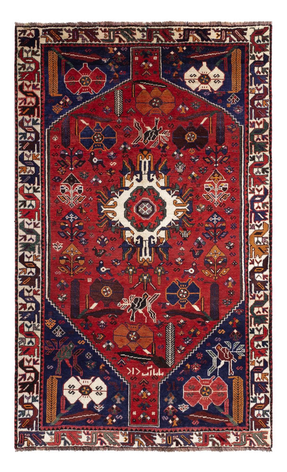 Perzisch Tapijt - Nomadisch - 245 x 156 cm - rood