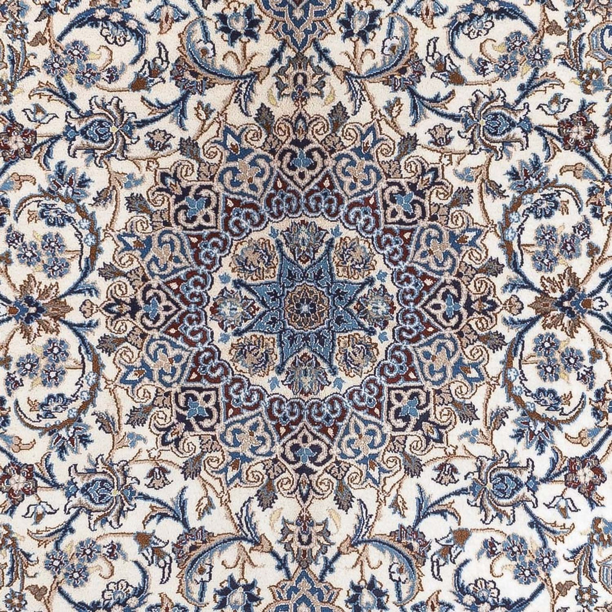 Perzisch tapijt - Nain - 296 x 196 cm - crème