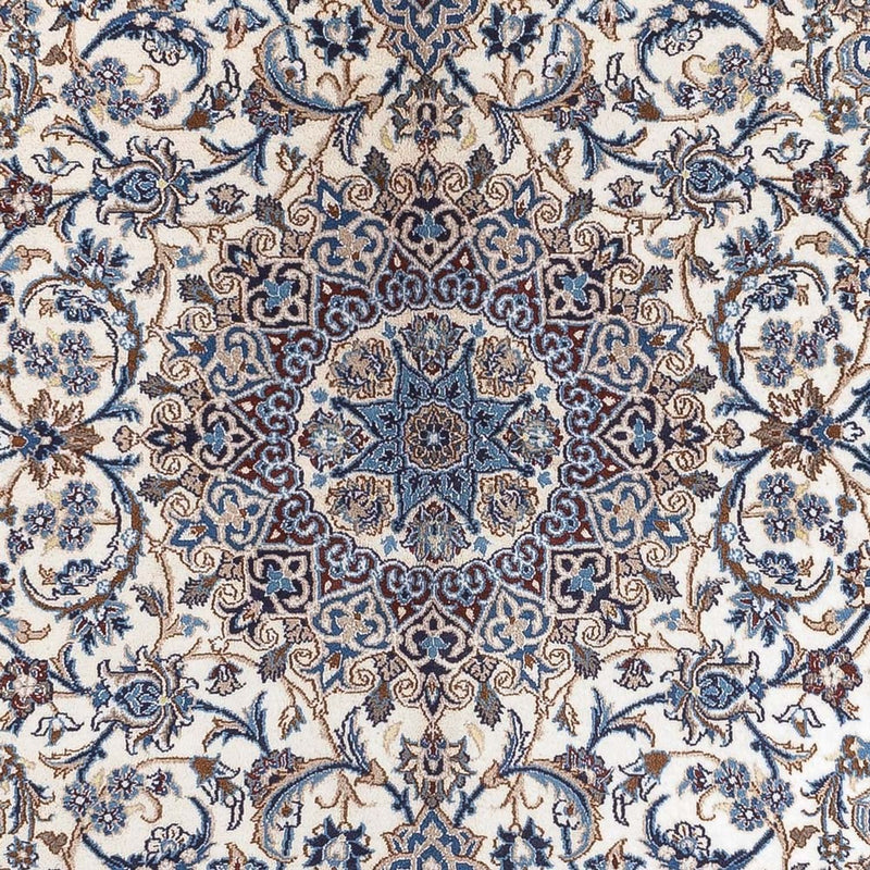 Perzisch tapijt - Nain - 296 x 196 cm - crème