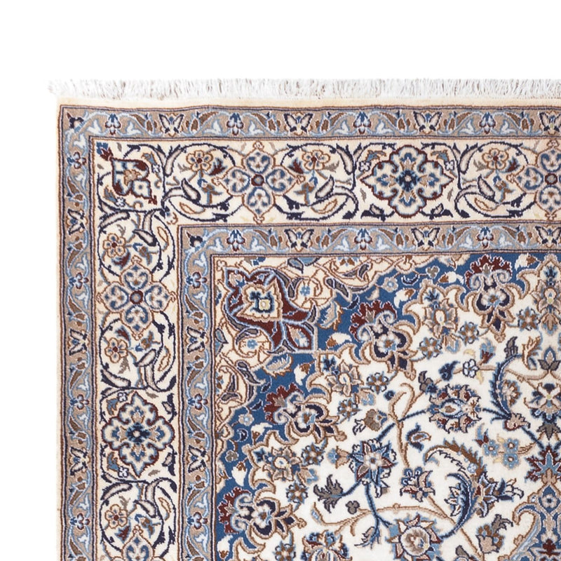 Perzisch tapijt - Nain - 296 x 196 cm - crème