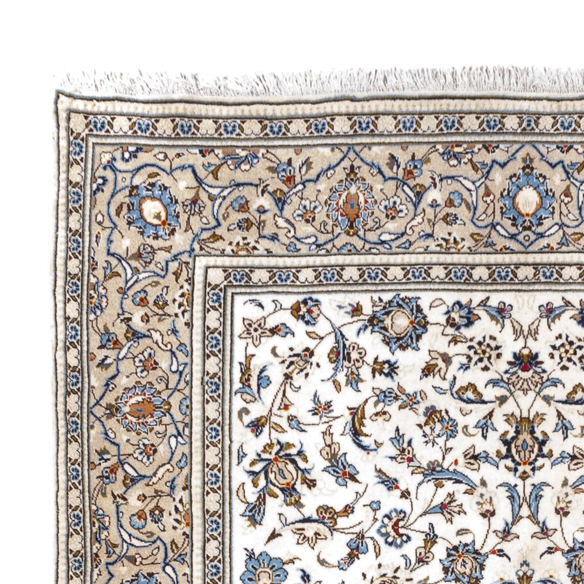 Perzisch tapijt - Nain - 315 x 195 cm - crème